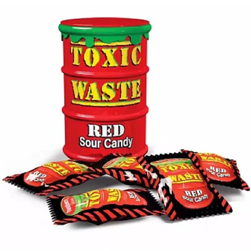 Toxic Waste - Red Sour Candy 42g